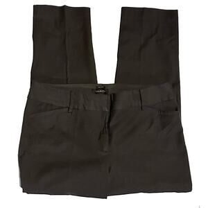 Talbots Newport Dark Charcoal Gray Straight Leg Career Pants Women's Plus 16